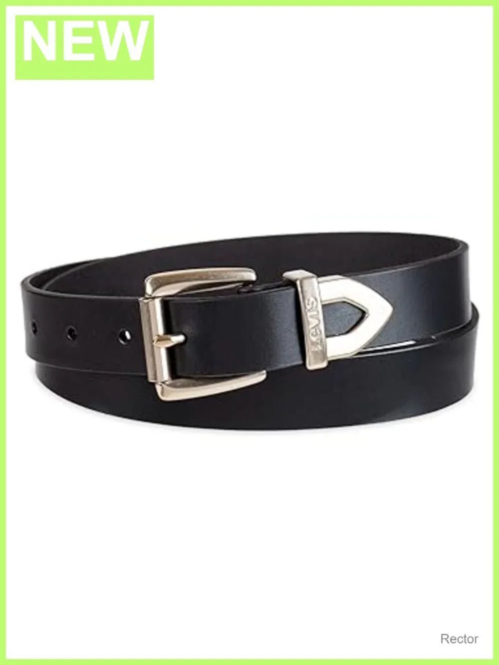 Genuine Leather Western Belt Women's Slim Casual Metal Tip